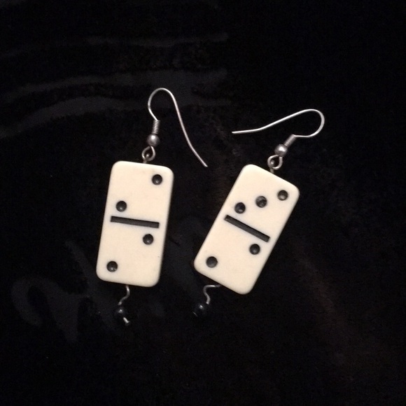 Jewelry - Oh domino!  Domino piece earrings